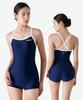 Jeteseu Women'S Wide Strap Crossbody Bag Part 2 Indoor Swimwear Navy Pearl L9A5024