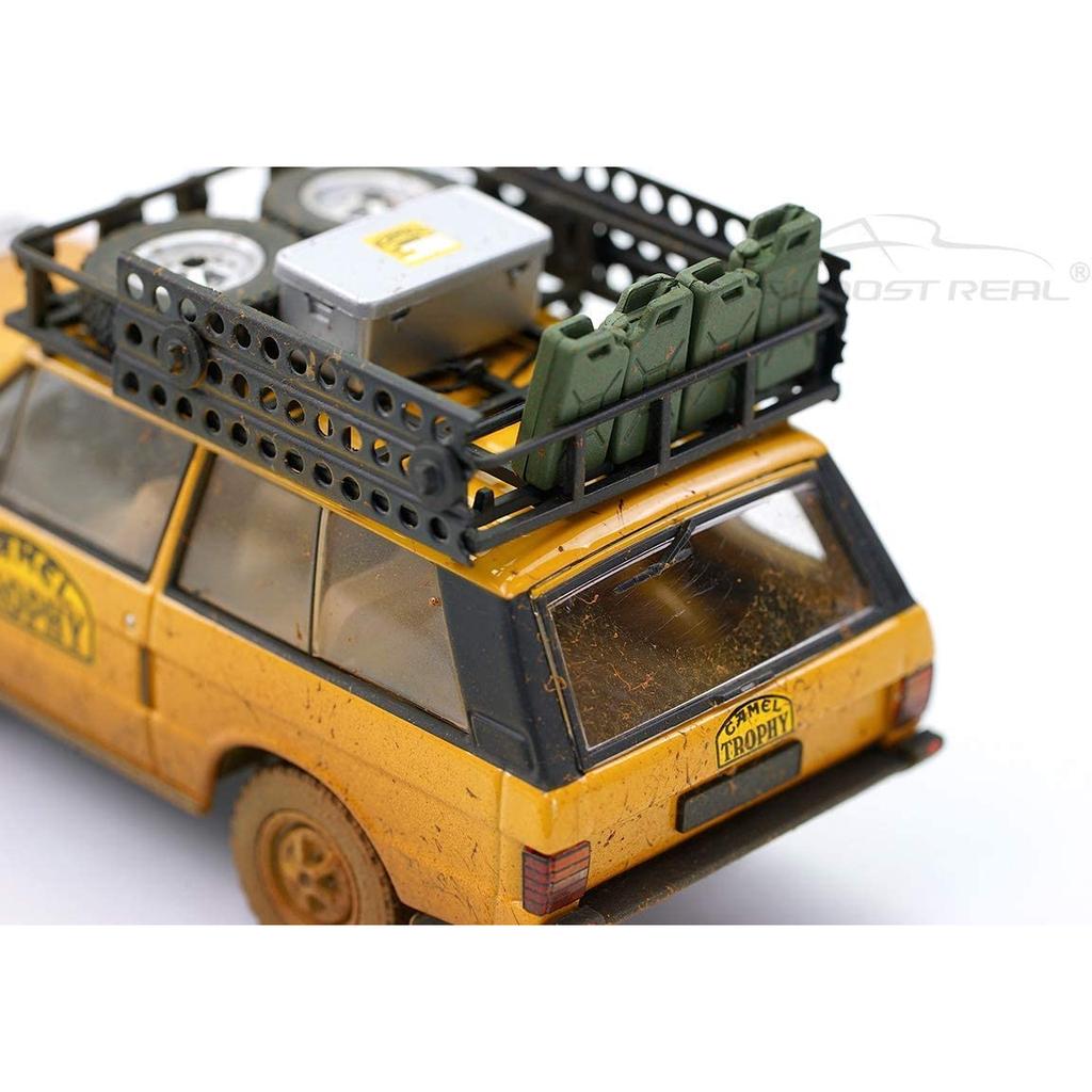 Almost Real   Range Rover "Camel Trophy" 1982 Papua New Guinea - Dirty Edition 1/43 Scale Diecast Model Car, Collectible 410110