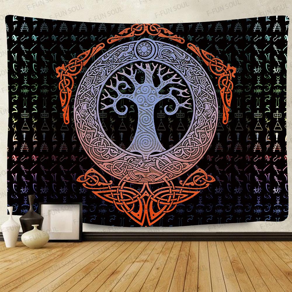 Crow Tapestry for Bedroom, Hanging Cloth for Living Room Decoration, Wall Tapestry for Room Background Cloth
