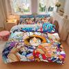 Adventure One Piece World Print 3Pcs Bedding Setduvet Cover With 2 Bedropillowcase Home Birthday Gift