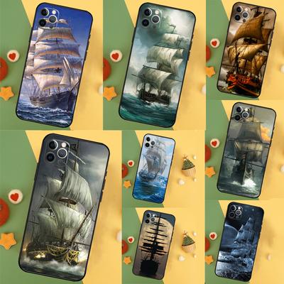 Sailing Pirate Ship Boat For Realme 15 10 11 12 13 14 Pro Plus GT6 GT7 Pro C67 C63 C61 C55 C51 C53 C35 C65 C75 Case