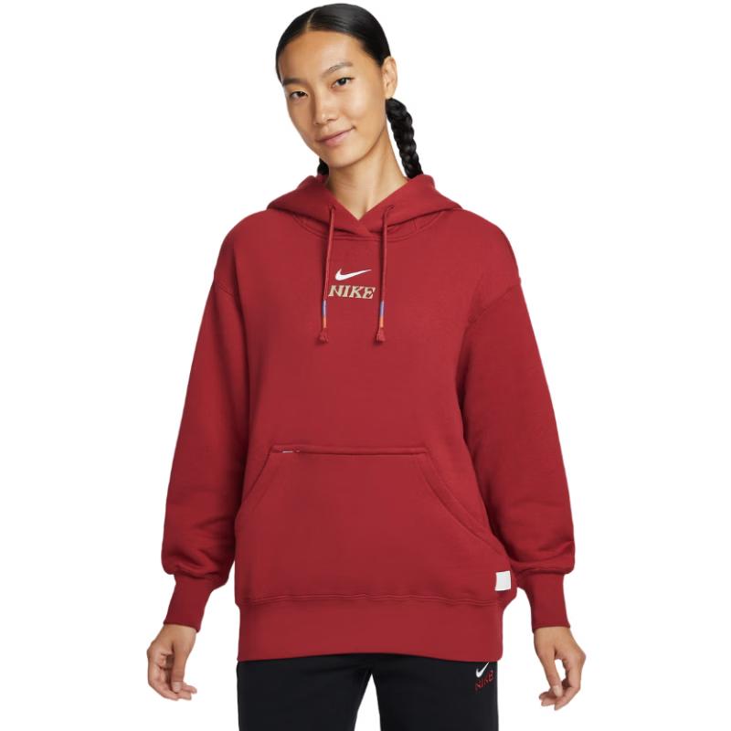 Nike Women s Fashion Print Pullover Hoodie L