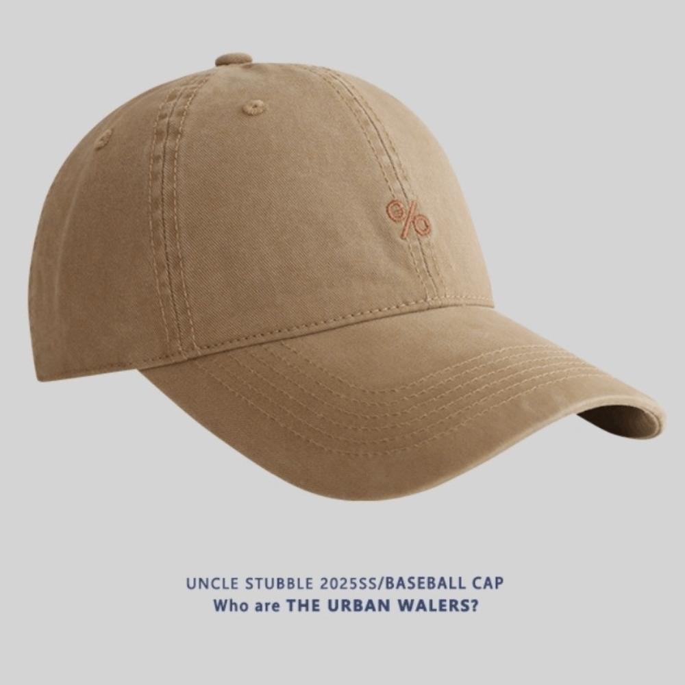 New Adjustable Sun Hats Cotton Breathable Baseball Cap Solid Color Embroidered Design Wide Brim Cap for Spring Summer Season