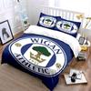 Wigan Athletic Logo Bedding Set Bedding Duvet Cover Set Duvet Cover Pillowcases (1 * Duvet Cover 2 * Pillowcases, without duvet insert)