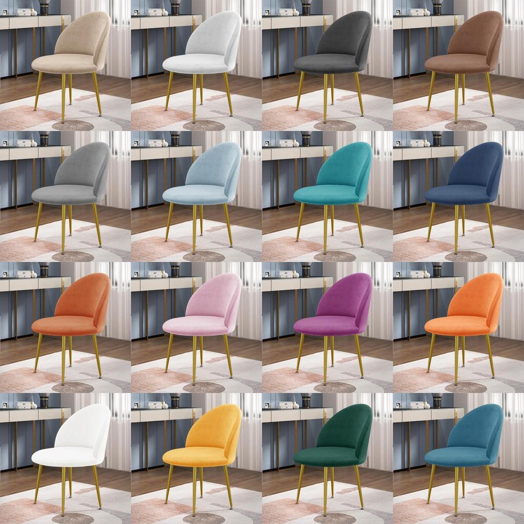 Chair Velvet Duckbill Cover Round Bottom Stool Back Dinning Makeup Elastic Big