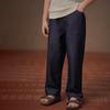 Hacikis Kids' Fade-Resistant Denim Straight-Leg Pants
