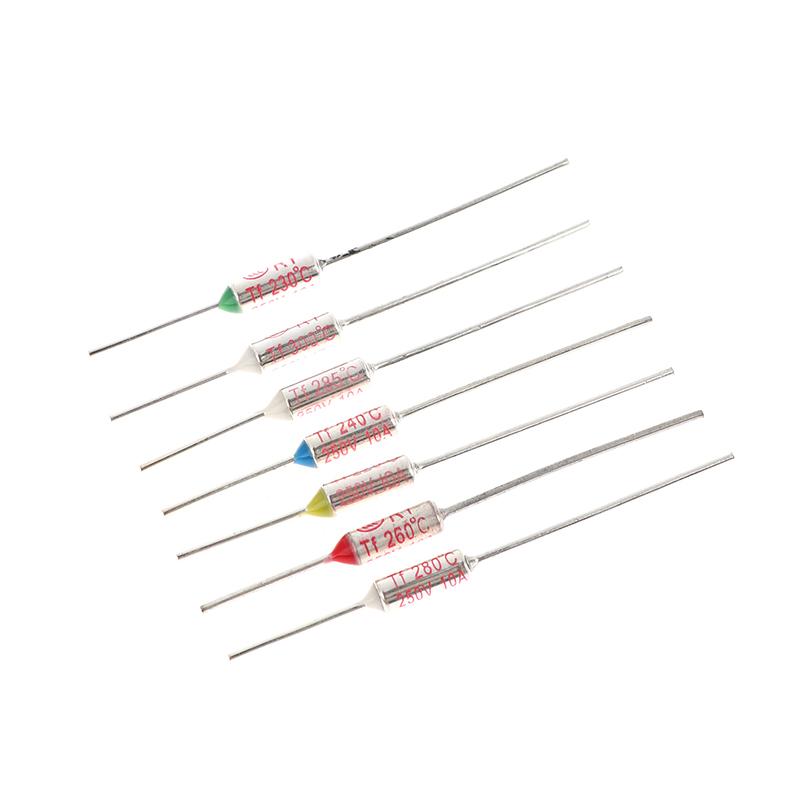 10 Stück Reiskocher Überhitzungssicherung Tf Thermosicherung Ry 10A 15A 250V Temperatur 72C 85C 95 110C 130C 135C 142C 145C 280C 285C 300C