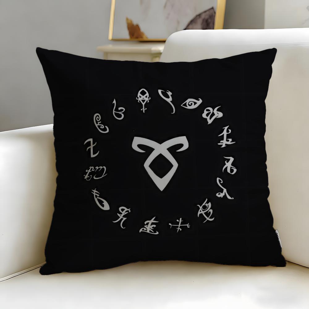 classic TV series Shadowhunters Cushion Cover Soft EasyWash Pillow Case Versatile for Couch Bed Travel and Office