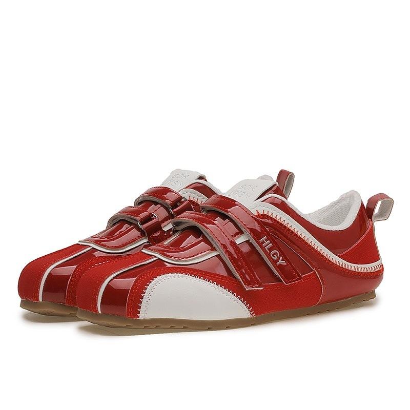 Modische vielseitige flache Einzelschuhe Damen neue Damenschuhe Sport Weichsohle Temperament Sport Freizeitschuhe