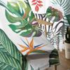 Zebra Flamingo Tropical Plant Jungle Tulle Sheer Window Curtains for Living Room Bedroom Modern Voile Organza Curtains Drapes