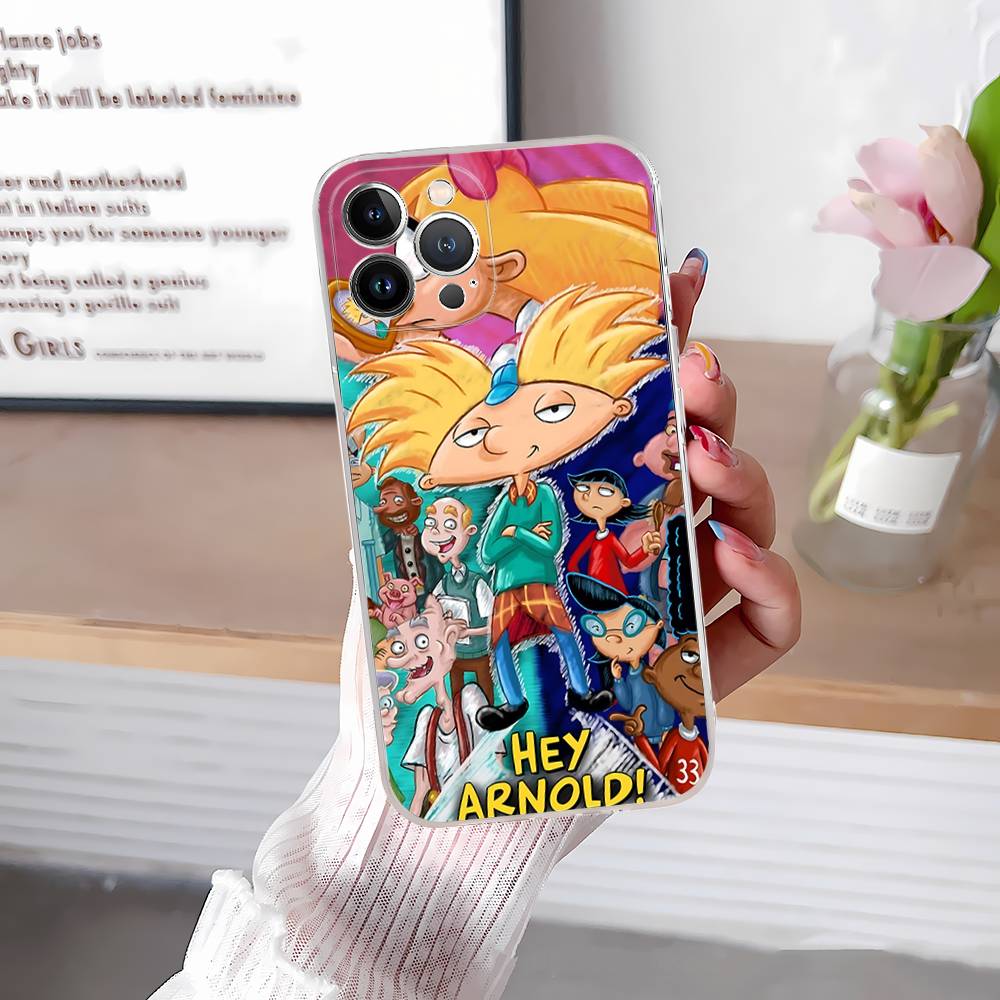 

Hey A_Arnolds Cartoon For IPhone 17 16 16e 15 14 13 12 11 Pro Max Mini Plus Phone Case iPhone 16 plus