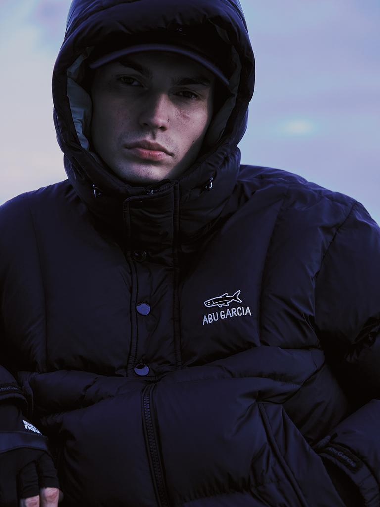 Abu Garcia Half Placket Down Jacket Black
