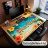 Sunset Landscape Theme Custom Mouse Pad Personalized With Name Text Customized Desk Mat For Office Home Decor