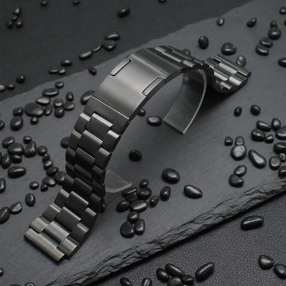 22mm Stainless Steel Metal Strap for Huawei Watch GT5 Pro 46mm 4 4 Pro Ultimate Band For Amazfit Balance GTR 2 Oneplus Watch 3 2