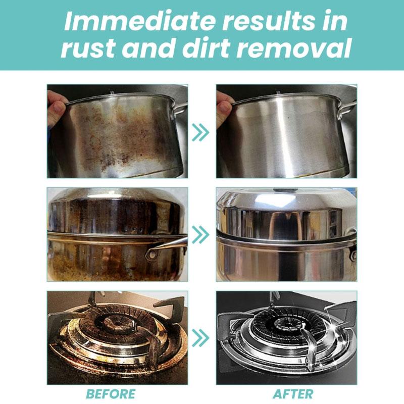 Professional Kitchen Degreaser Heavy Oil Cleaning Agent Pot Bottom Cooktop Cleaner for Stubborn Oil Stains 150ml