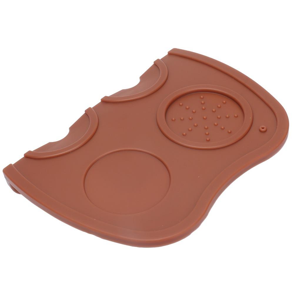 Food Grade Silicone Coffee Tamper Pad Anti-Slip Design Silicone Espresso Mat For Home