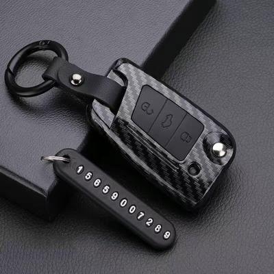 ABS Silicone Car Key Cover for Volkswagen VW Polo Golf 7 MK7 Tiguan Passat for Skoda Octavia Kodiaq Karoq for Seat Ateca Leon