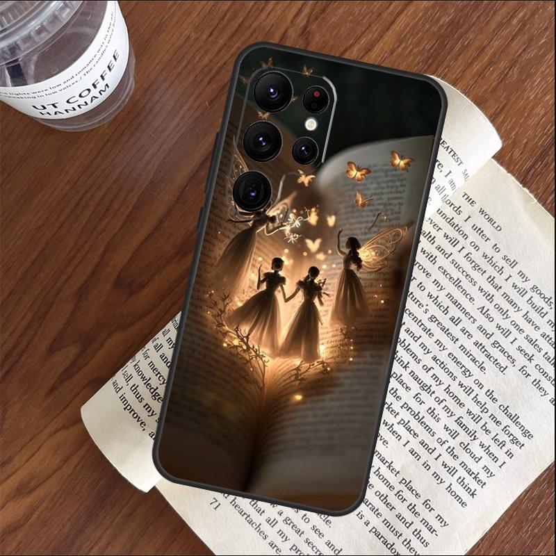 Book Lover Phone Case For Samsung Galaxy S25 S24 S23 S22 S21 Ultra S9 S10 Plus S20 FE Funda Cover Shell