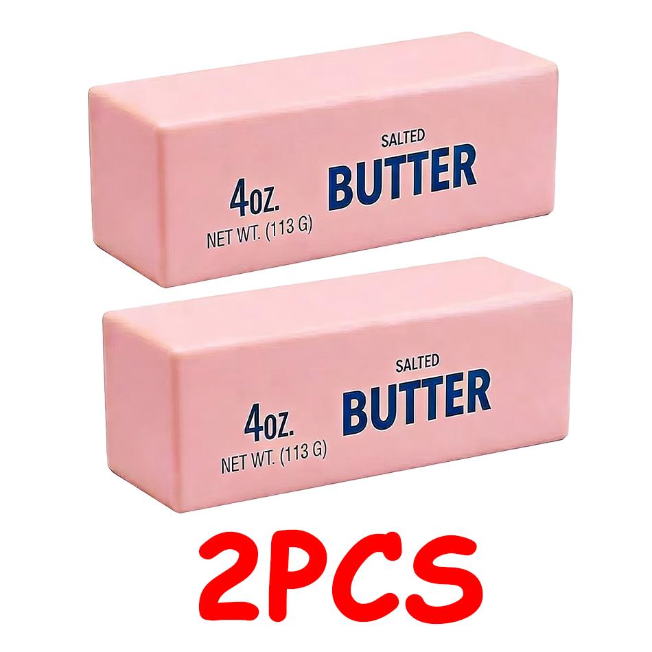 Hot In Stock Butter Stick Squishy Toy Slow Rising Squeeze Toy Butter Bar Brick Squishy Fidget Toy Anti Stress Release Relax Gift