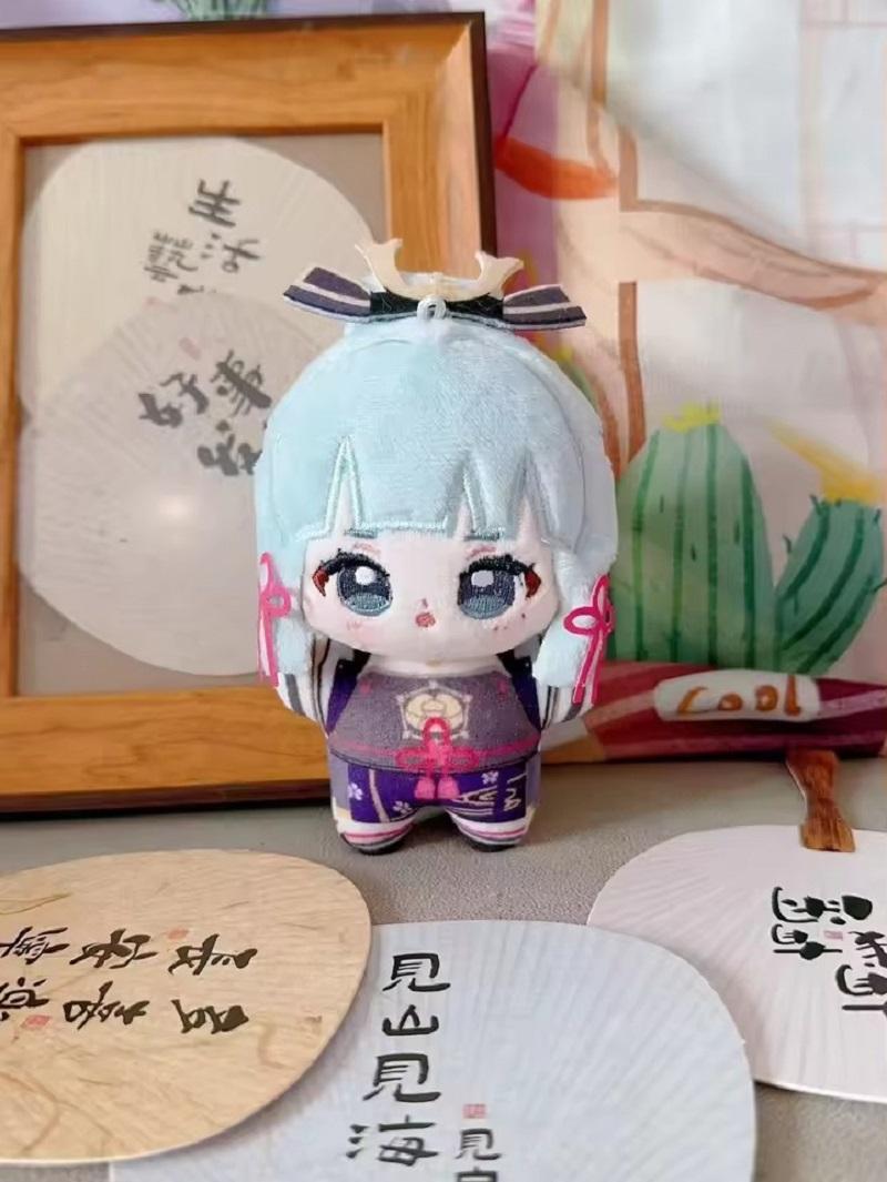 10cm Katoenen Zeester Lichaam Pop Cos Spel Genshin Impact Kamisato Awake Yae Miko Pluche Hanger Kinderen Volwassenen white