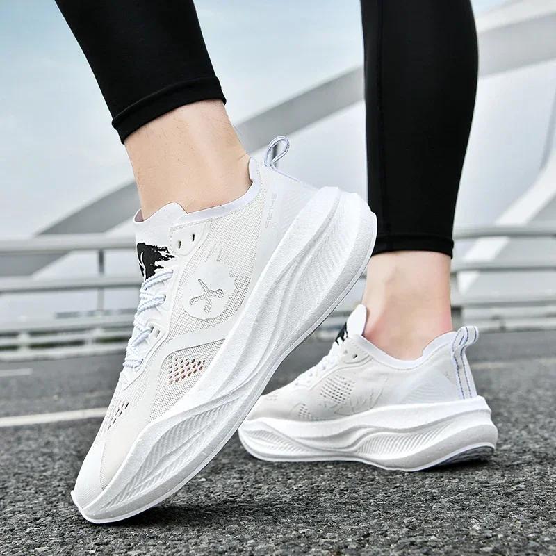 Top Quality Marathon Running Shoes for Men New Cool Women Outside Road Jogging Sneakers Colorful Unisex Sports Shoes