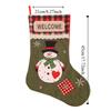 Thickened Christmas Socks Candy Bag Santa Claus Elk Snowflake Christmas Tree Decorations  Kids