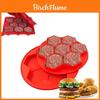 Premium Silicone Hamburger Patty Maker With Eight Cavity Design For Perfect Patties
