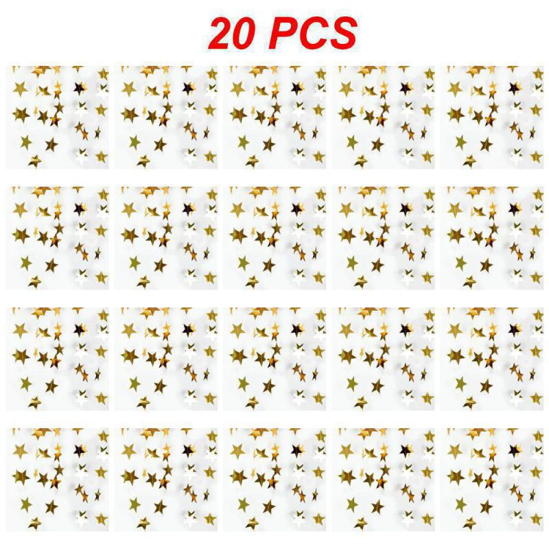 10~40 szt. Gwiazda Dysk Impreza Kwiat Trwałe Tło do Zdjęć 4 Metry 6 Opcjonalnych Dekoracji na Przyjęcie Urodzinowe Szycie Papierowy Kwiat