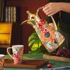 Flowering Brocade Thermal Insulation Pot Large Capacity Household Kettle Kettle Glass Liner Thermos Stew Teapot