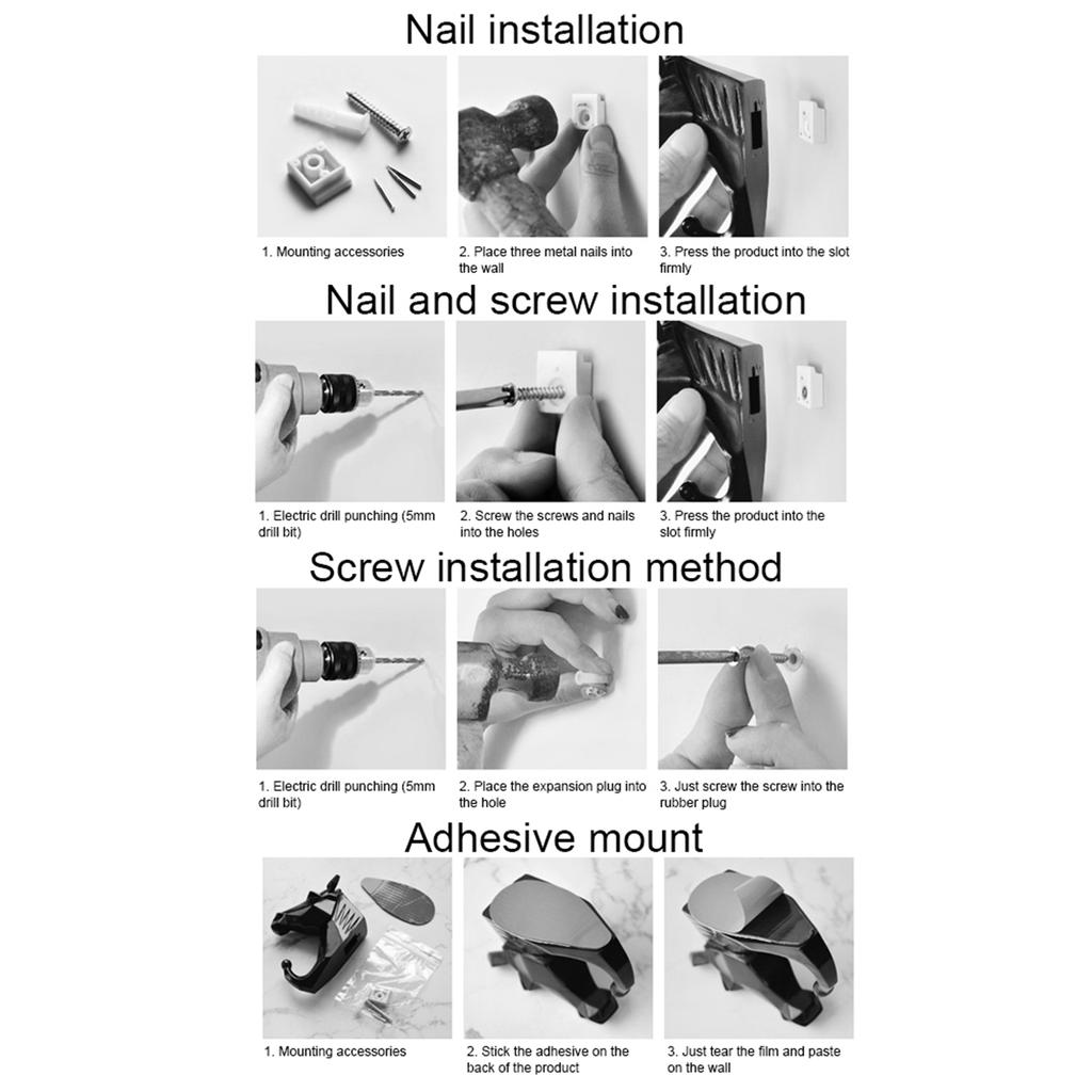 Resin Animal Shape Bathroom Wall Towel Hanging Hook Coat Hat Keys Hanger