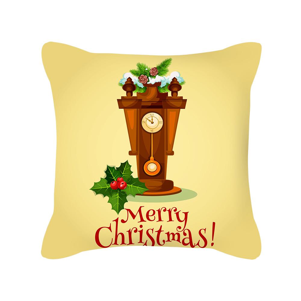 New Nordic Christmas Golden Sofa Pillow Cover Bedside Cushion Cover