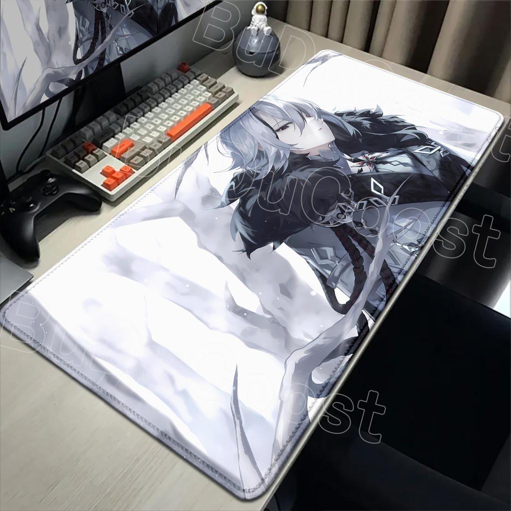 New Cool Wallpaper Genshin Impact Arlecchino Mousepad PC Laptop Gaming Accessories Mousepad Desk Mat Computer Gamer Keyboard Rug