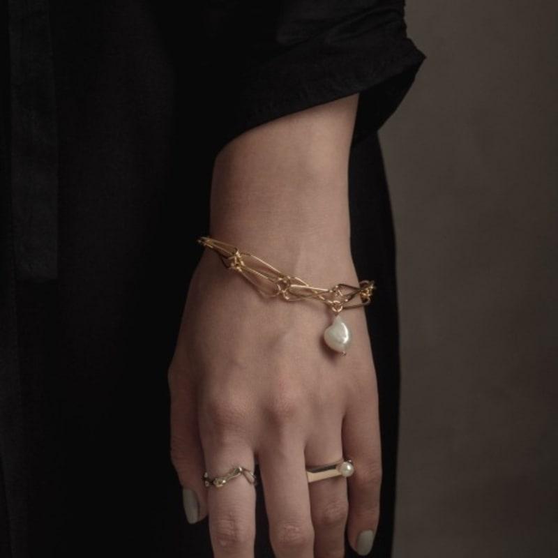 

tomorrowobject Moment in seoul. Bracelet 03 plated 18k gold