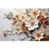 Moderne 3D Stereo Bakgrunn Tapet Veggmaleri Blomstermønster Kunstdekor Maleri Bakgrunn Tapet