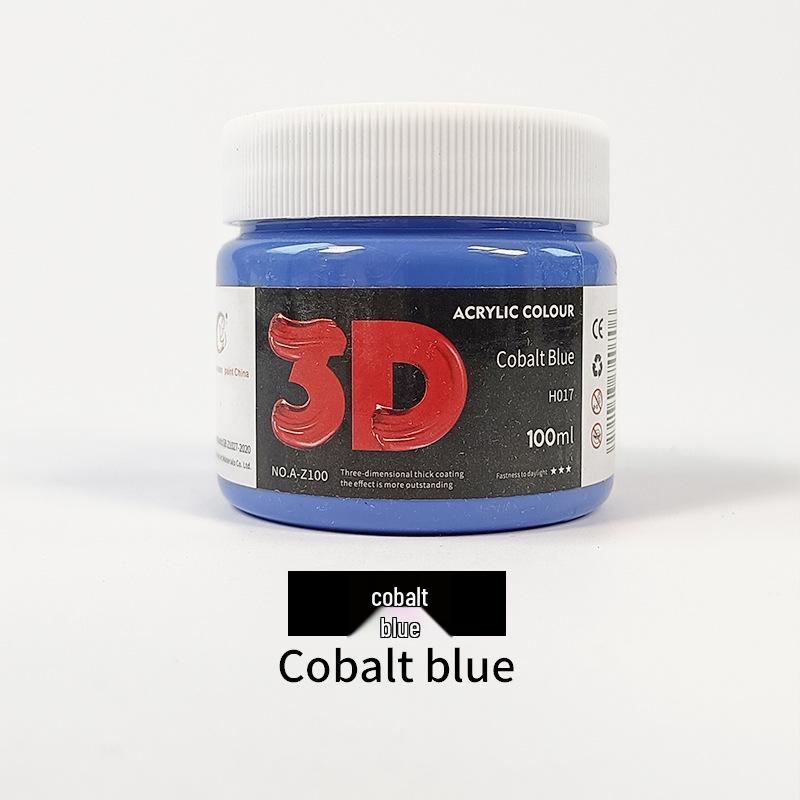 100ml Acrylic Paint for Children's Doodles and Plaster Dolls