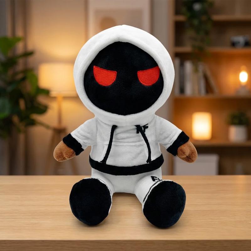 

24cm Hot FoltynFamily-Standard Plush Toy Exquisite Game Peripheral Fan Collect Decoration Ornament Character Role Gift For Child 24cm білий