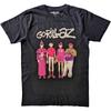 Gorillaz Cracker Island Standing Group T-Shirt Black New