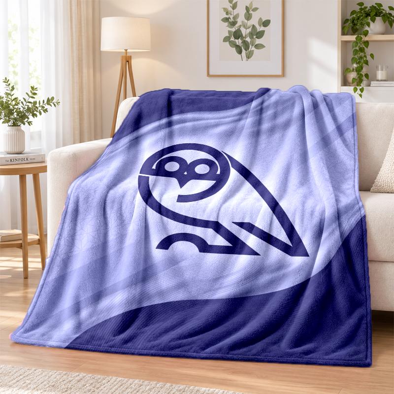 Sheffield Wednesday Printed Flannel Blanket Warm Comfort Bed Throw For Indoor Home Decoration