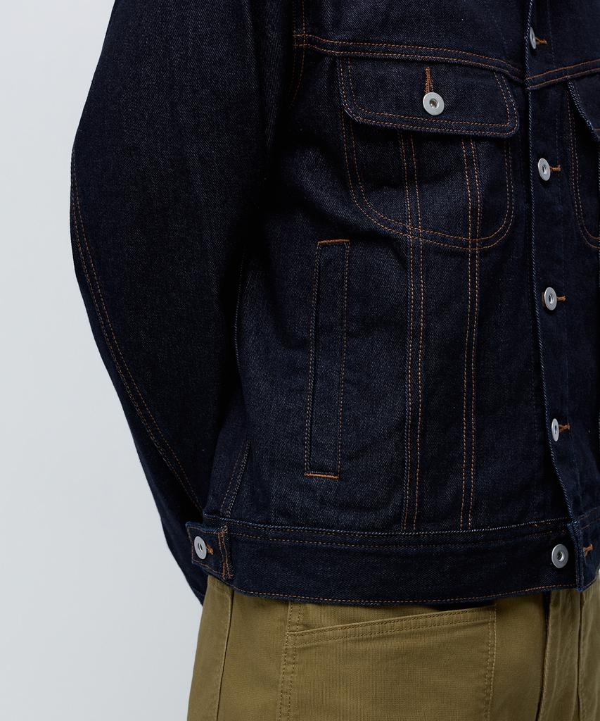 Musinsa Standard Prairie Denim Trucker Jacket [Deep Indigo]