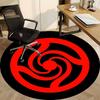 1pc Spiral Pattern Carpet for Office Non Slip, Round Carpet, Soft & Comfortable, Carpet for Office, Lightweight Round Floor Mat