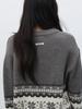 GENERALIDEA Swan Nordic Knit Pullover [Grey] / Wbe4L05552