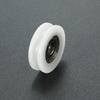 10pcs U Groove Nylon Round Pulley Ball Bearing Wheel Roller for Door Windows Shower Pulleys Drawer 3D Printer Accessories