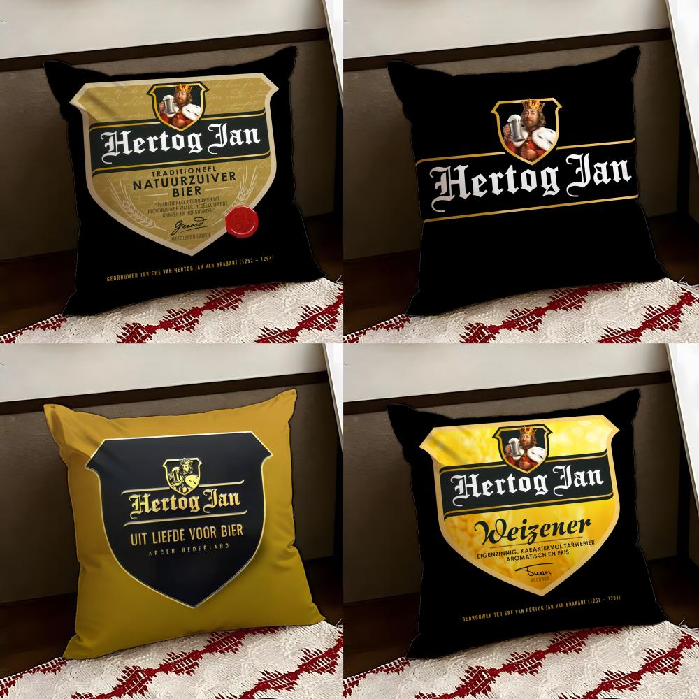 HHERTOG JANS Cushion Cover Reversible Soft Durable Pillow Cover Home Car MultiScene Use for Daily Comfort