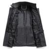 Autumn & Winter Men's Fashion Double-Collar Woolen Overcoat - Cold-Resistant Business Outerwear.