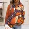 Printed Hoodie for Women Long Sleeve Drawstring Hood Kangaroo Pocket Pullover