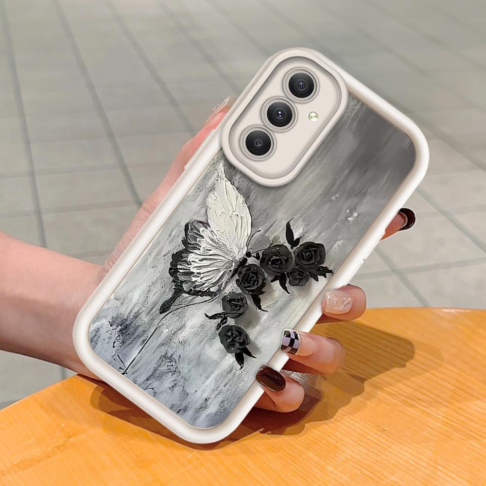 Soft Silicone Square Ladders Cartoon Pattern Full Cover Camera Protection Shockproof Case for Huawei Honor Xiaomi Redmi Samsung