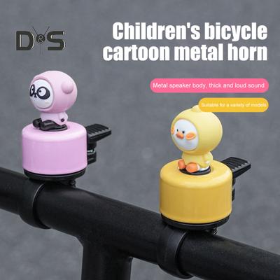 Mini Cartoon Animal Bike Bell Loud Sound Lightweight Universal MTB Road Mountain Folding Bicycle Handlebar Alarm Bell Scooter Bike Accessories