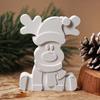 3D Cute Elk Silicone Candle Mold DIY Christmas Party Ornaments Fawn Craft Gifts Making Soap Plaster Resin Casting Molds Home Dec