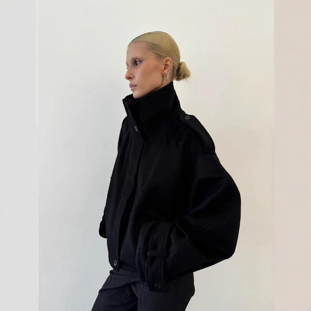 Damen Farbblock Ärmelloser Jumpsuit Hoher Kragen Ausgeschnitten Rückenfrei Weites Bein Elegant Abend Playsuit