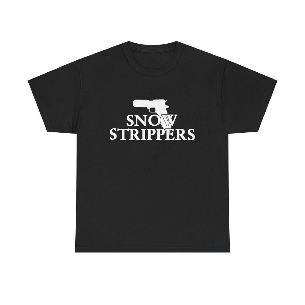 

Snow Strippers Gun Tee TShirts Nice Bass Bro Album Tour Merch All Sizes Unisex T-Shirt XXXL
